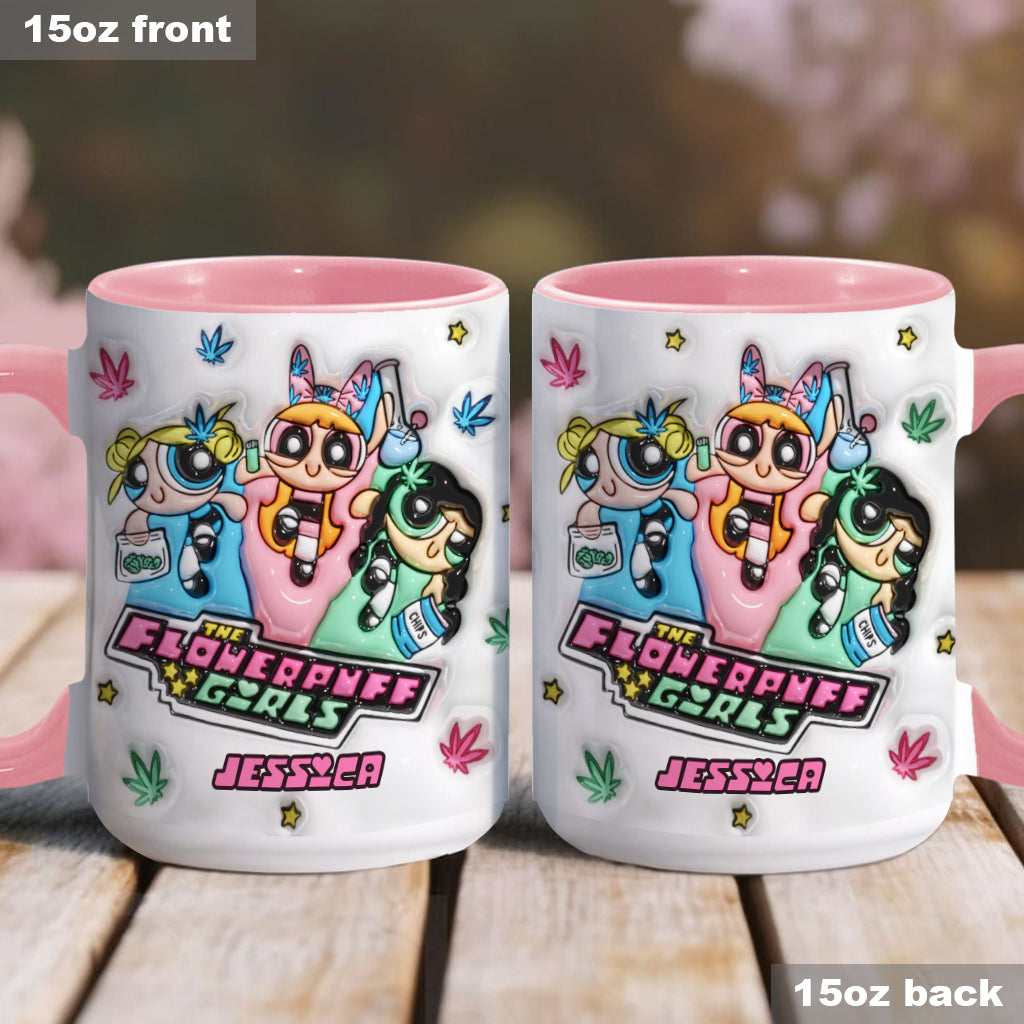 Personalized Weed Accent Mug Custom Name Gift for Her