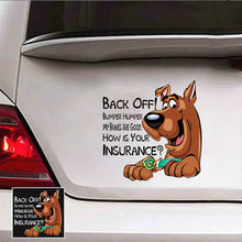 Load image into Gallery viewer, Personalized Cartoon Dog Bumper Sticker Decal for Cars - Fun Gift
