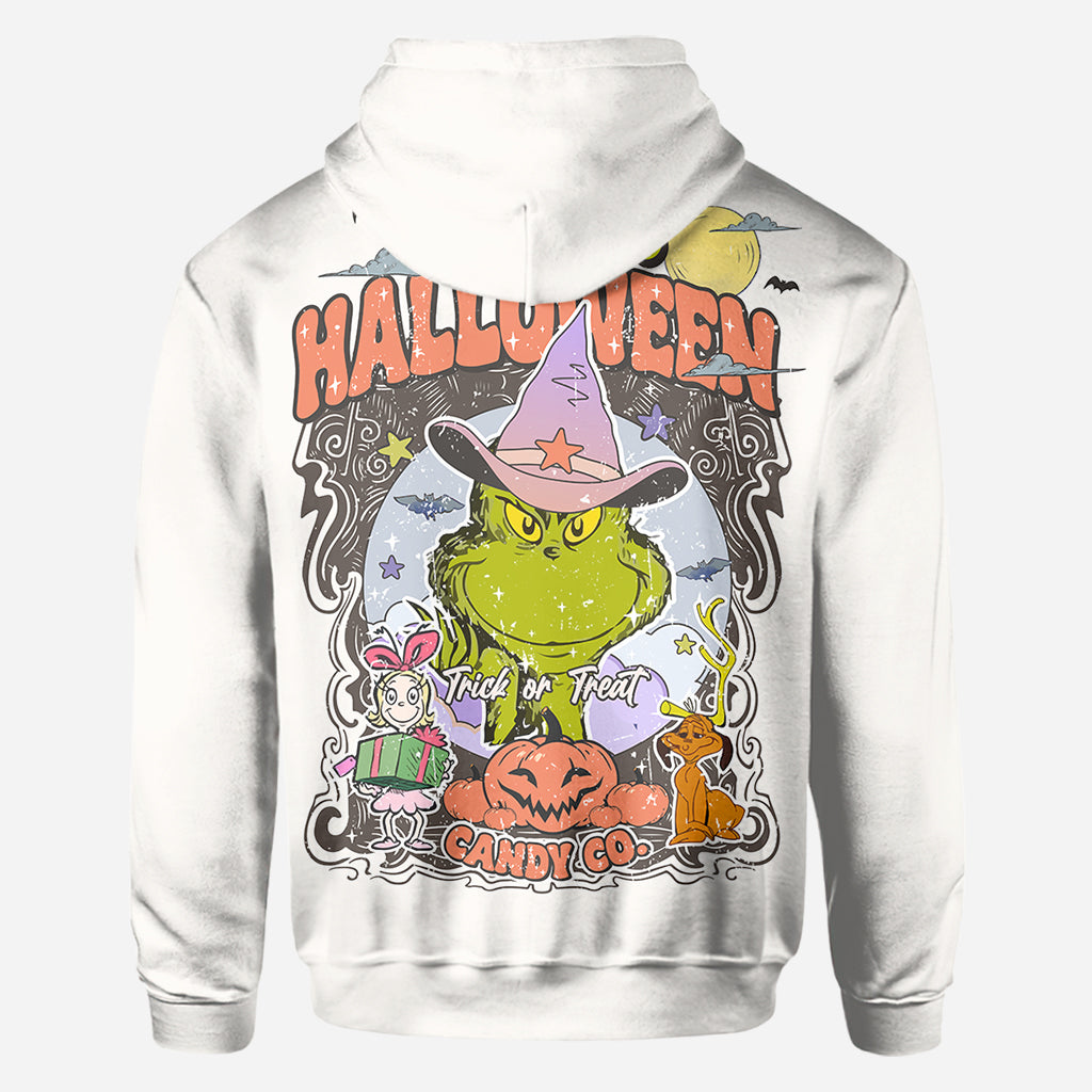 Personalized Grinch Halloween All Over Shirt Fun Costume Gift