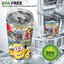Load image into Gallery viewer, Personalized Fun Tumbler with Minions Custom Design Gift for Kids
