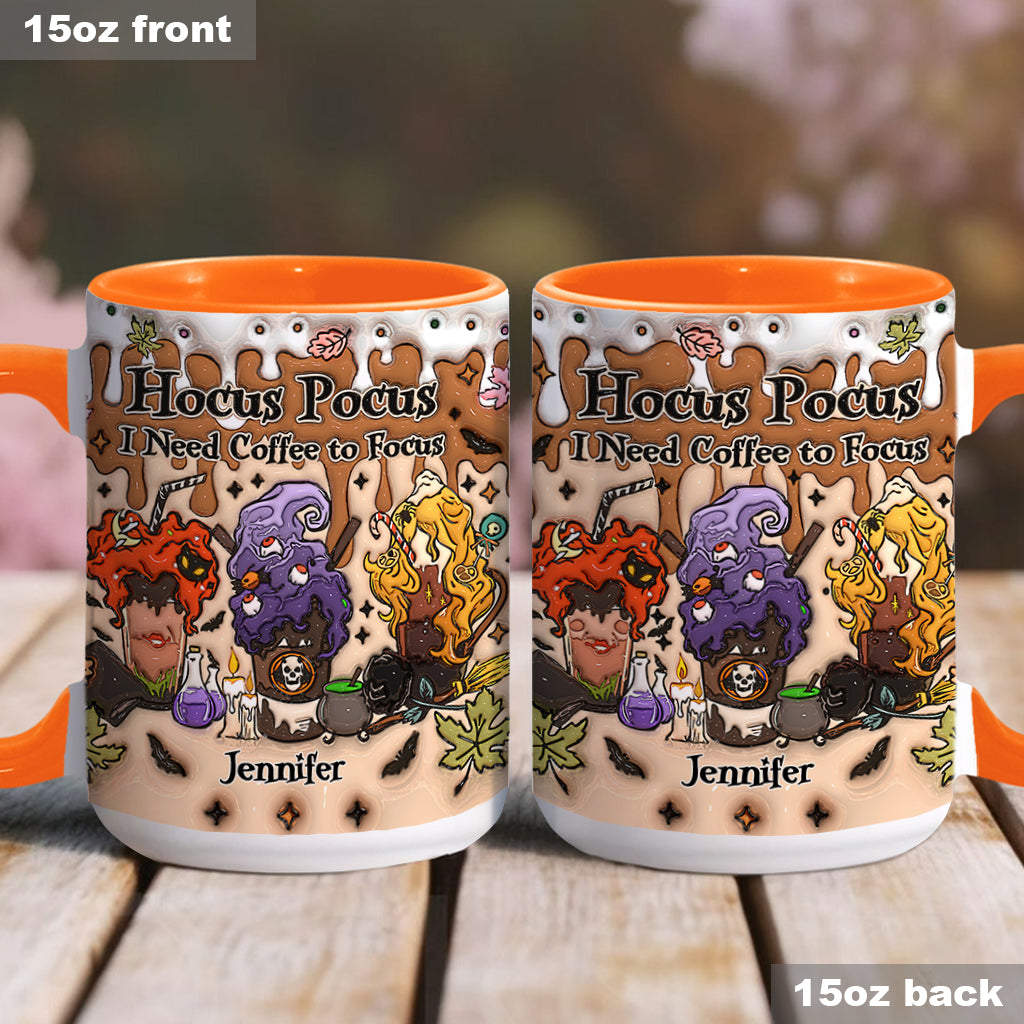 Personalized Three Witches Accent Mug for Fall Coffee Lovers