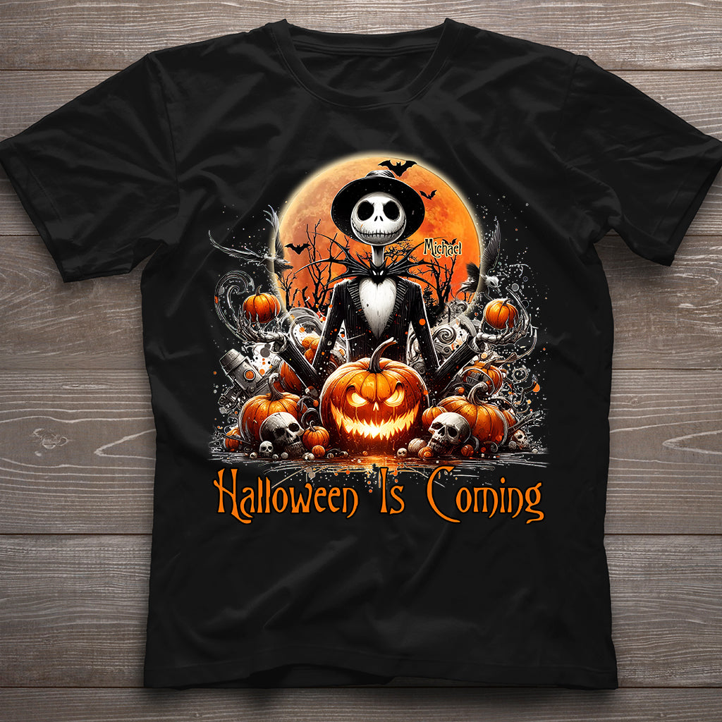 Personalized Halloween T-shirt & Hoodie with Spooky Design