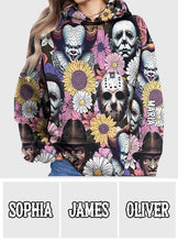Load image into Gallery viewer, Personalized Horror Themed All Over Shirt Custom Design Gift
