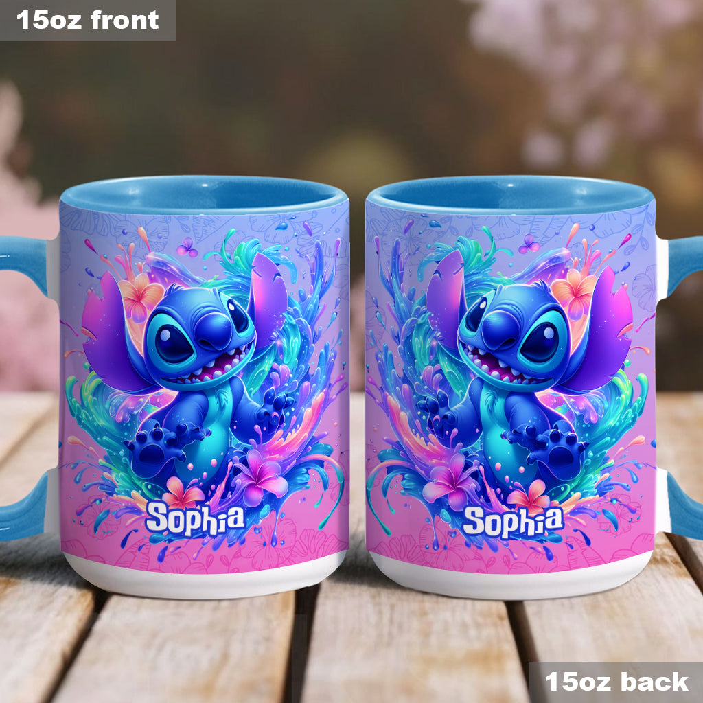 Personalized Ohana Accent Mug Custom Name Gift for Mom