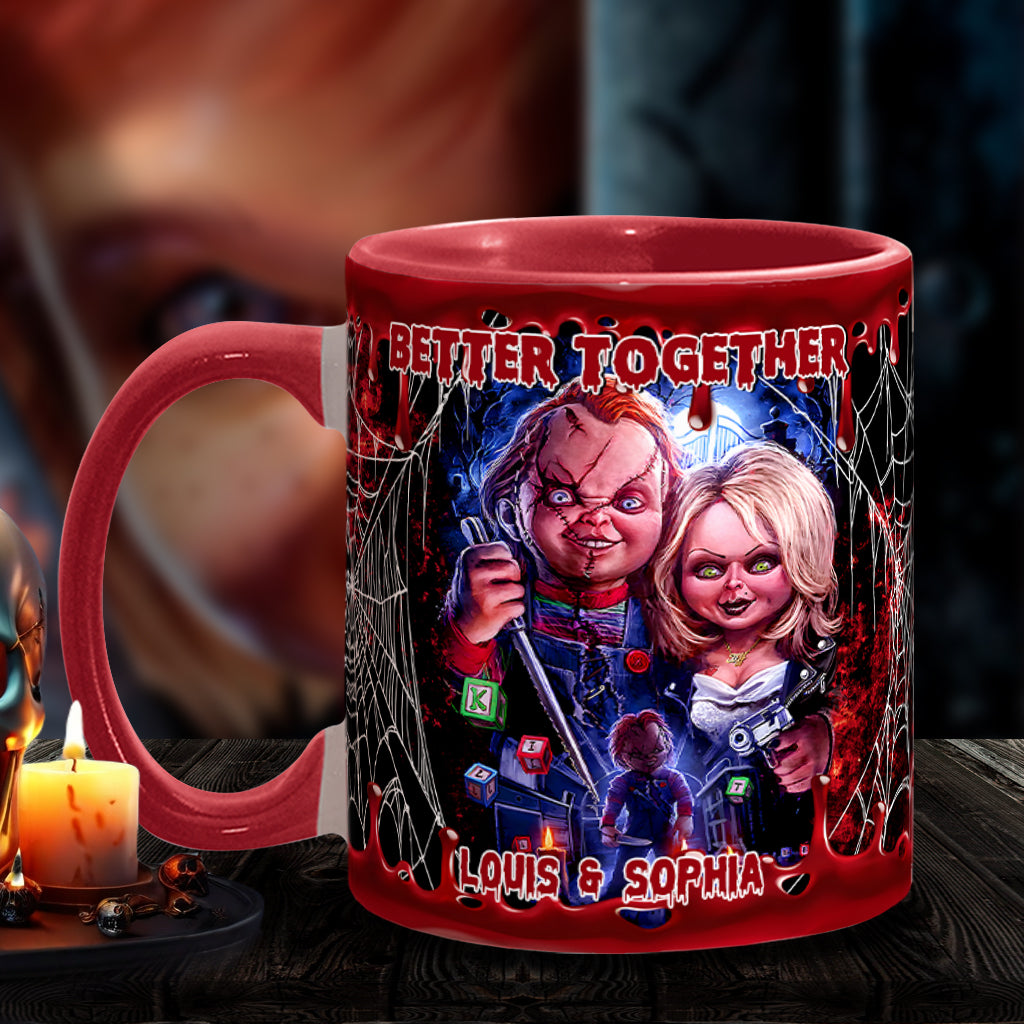 Personalized Chucky & Tiffany Accent Mug Custom Name Gift