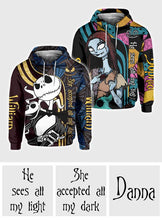 Load image into Gallery viewer, Personalized Nightmare Before Christmas All Over Shirt Custom Name Gift
