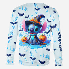 Load image into Gallery viewer, Personalized Halloween Ohana All Over Shirt Gift for Family
