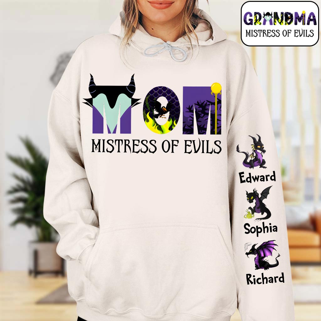 Personalized Mistress of Evils All Over Shirt for Mom - Custom Design Gift