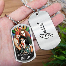 Load image into Gallery viewer, Personalized LGBT Support Epoxy Metal Keychain Unique Gift
