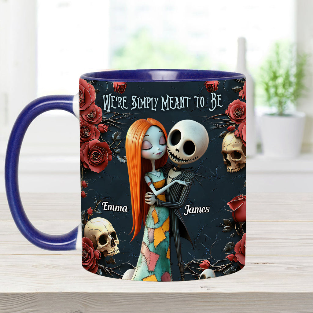 Personalized Nightmare Accent Mug Custom Name Gift for Couple