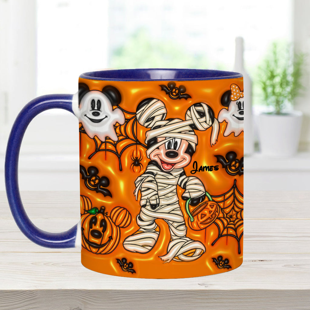 Personalized Halloween Accent Mug for Kids Custom Names