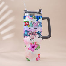 Load image into Gallery viewer, Personalized Ohana Tumbler with Handle Custom Name Gift for Mom
