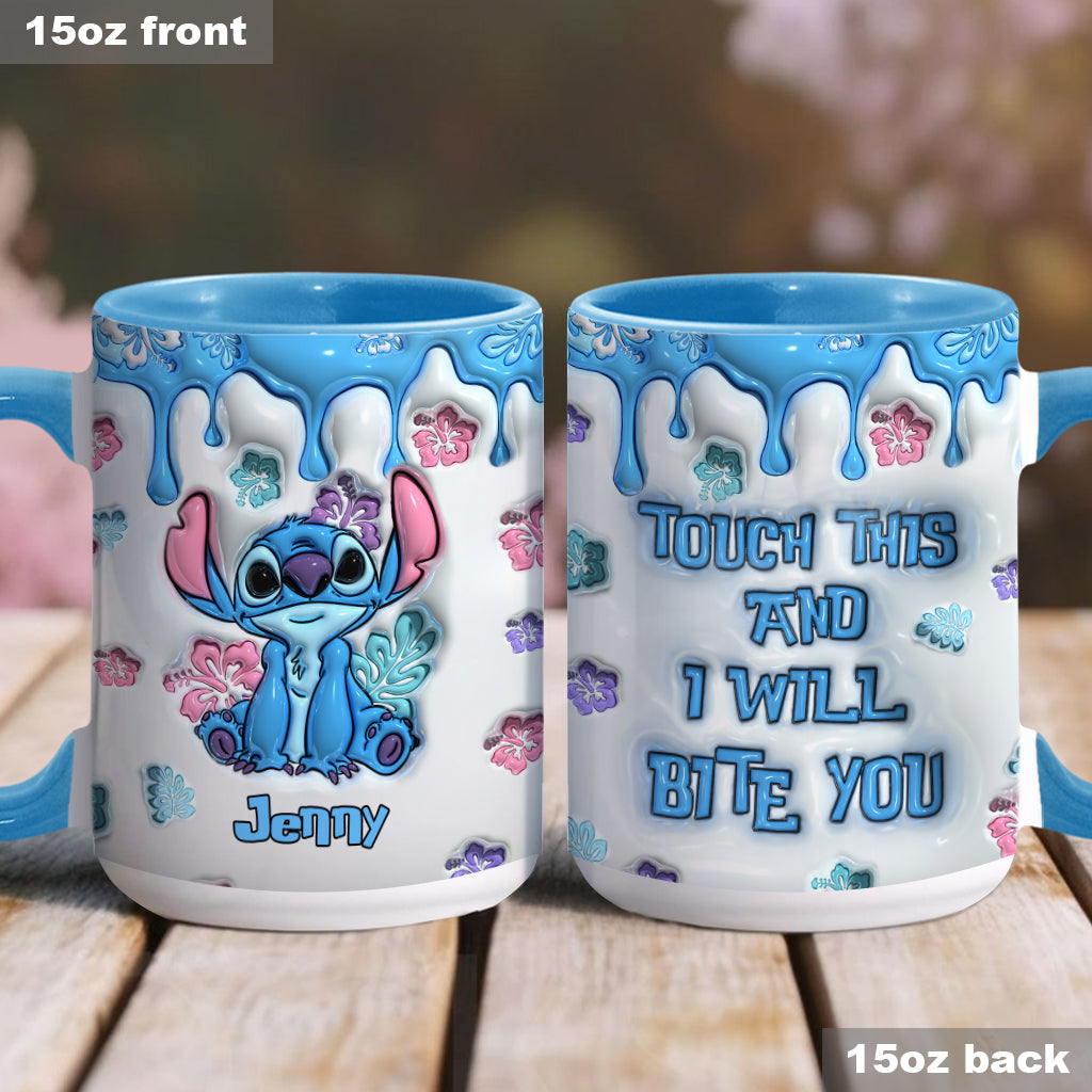 Personalized Ohana Accent Mug Custom Name Gift for Birthdays