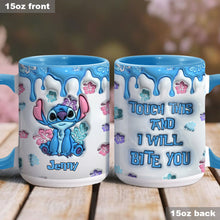 Load image into Gallery viewer, Personalized Ohana Accent Mug Custom Name Gift for Birthdays
