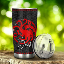 Load image into Gallery viewer, Personalized Game of Thrones Tumbler Custom Name Gift
