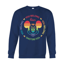 Load image into Gallery viewer, Personalized LGBT Pride T-shirt &amp; Hoodie with Custom Name
