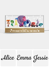 Load image into Gallery viewer, Personalized Autism Awareness LED Night Light Custom Name Gift
