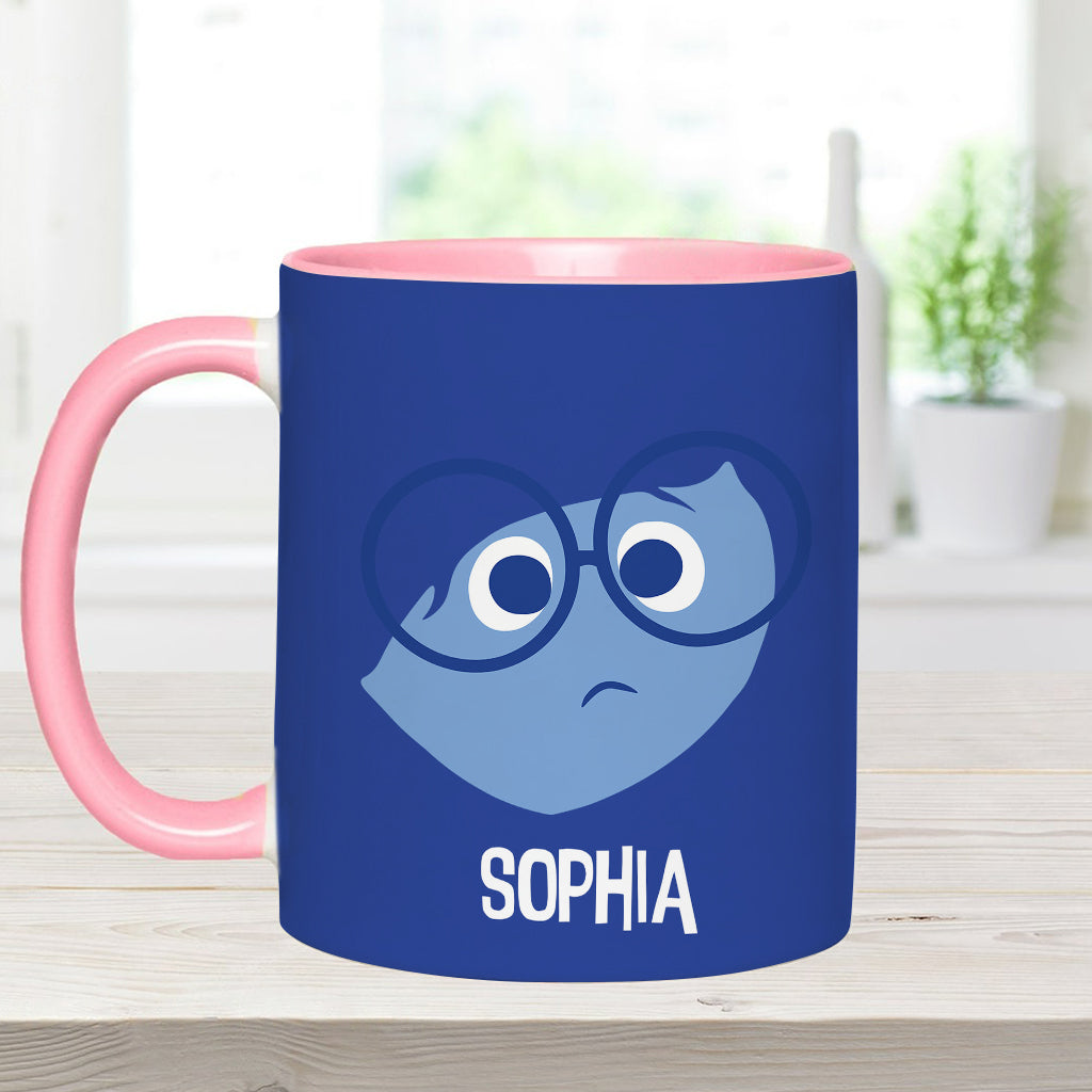 Personalized Two-Tone Accent Mug Custom Name Gift
