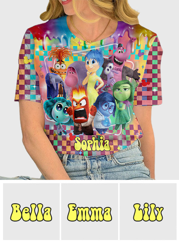 Personalized All Over Print Shirt Custom Name for Kids