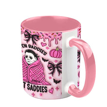 Load image into Gallery viewer, Personalized Two-Tone Accent Mug with Halloween Theme Gift
