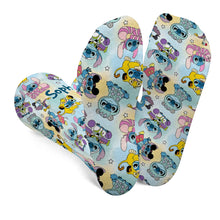 Load image into Gallery viewer, Personalized Cute Monsters Socks Custom Name Gift for Kids
