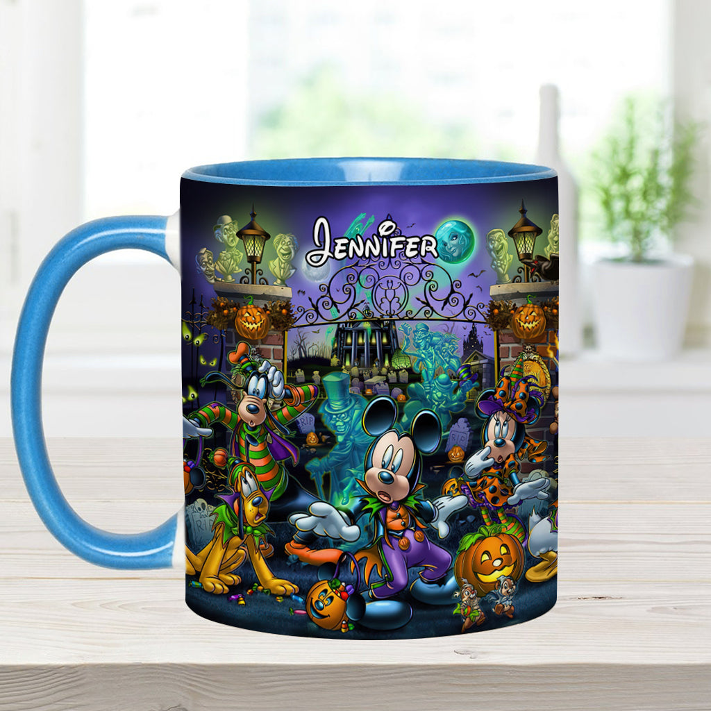 Personalized Halloween Accent Mug Custom Name Gift Idea