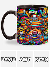 Load image into Gallery viewer, Personalized Halloween Accent Mug Custom Name Unique Gift
