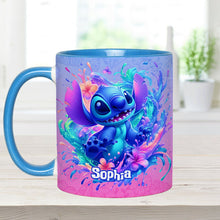 Load image into Gallery viewer, Personalized Ohana Accent Mug Custom Name Gift for Mom
