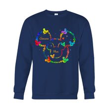 Load image into Gallery viewer, Personalized Mom Grandma Mouse T-shirt &amp; Hoodie Gift for Mother's Day
