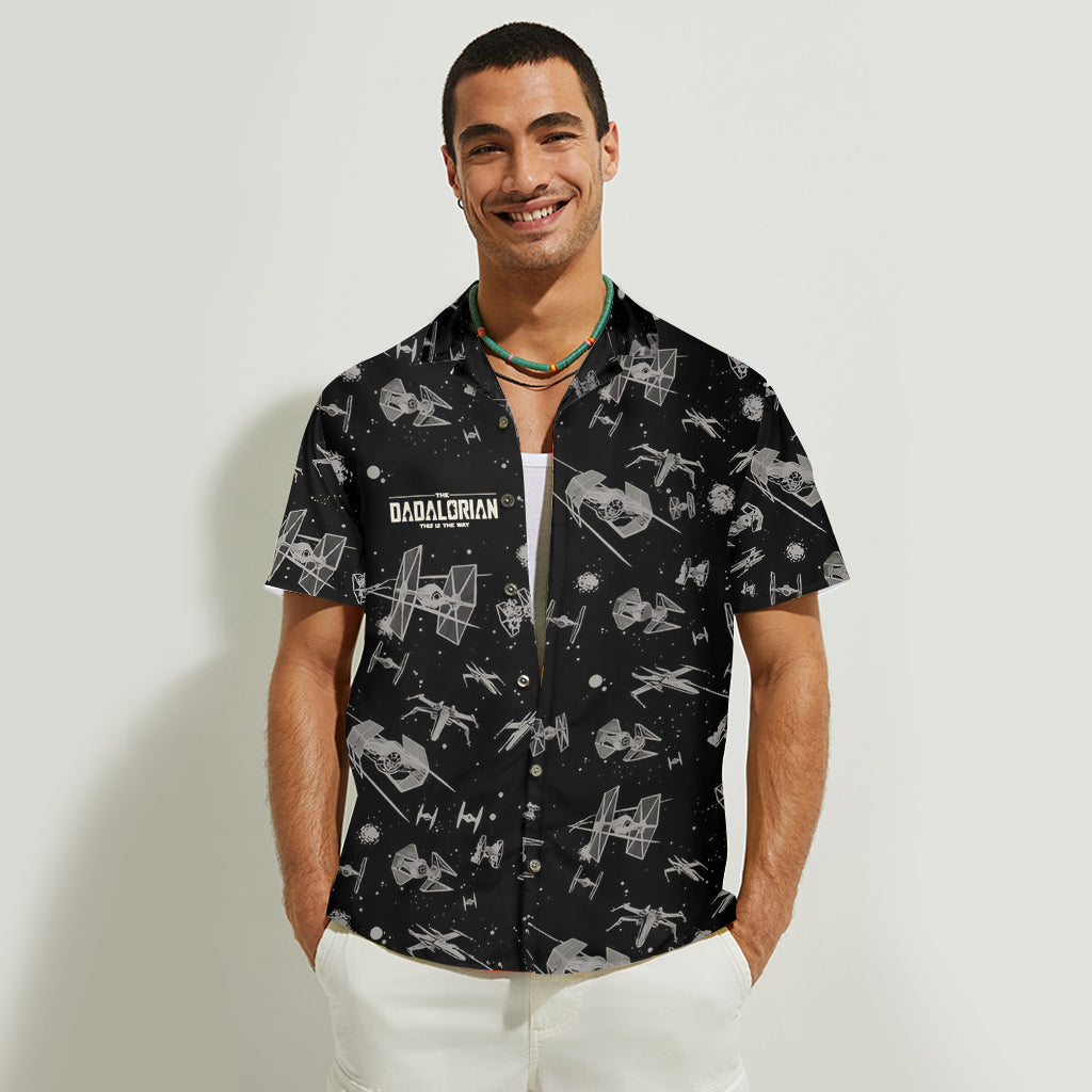 Personalized Dadalorian Hawaiian Shirt for Best Dad Ever Gift
