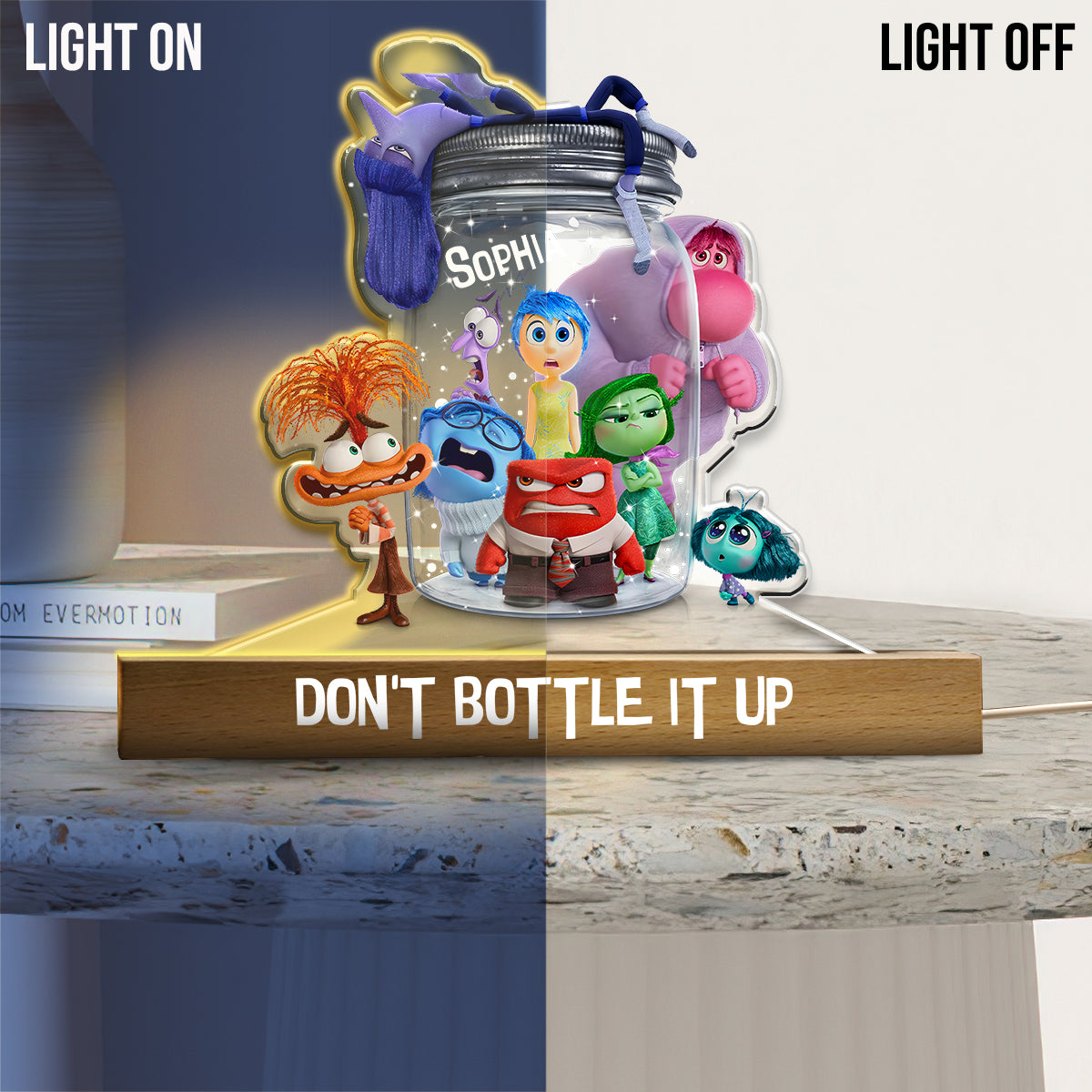 Personalized Shaped LED Night Light Custom Name Gift for Kids