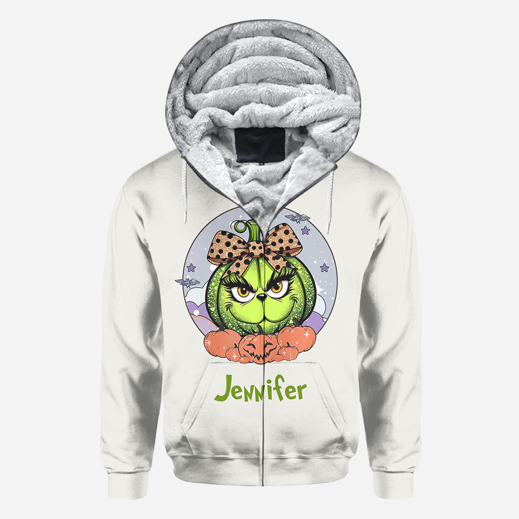 Personalized Christmas All-Over Shirt Cute Pumpkin Design Gift