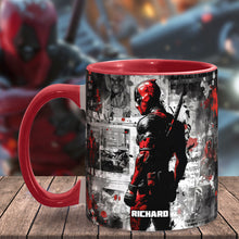Load image into Gallery viewer, Personalized Psychopath Accent Mug Custom Name Gift Idea
