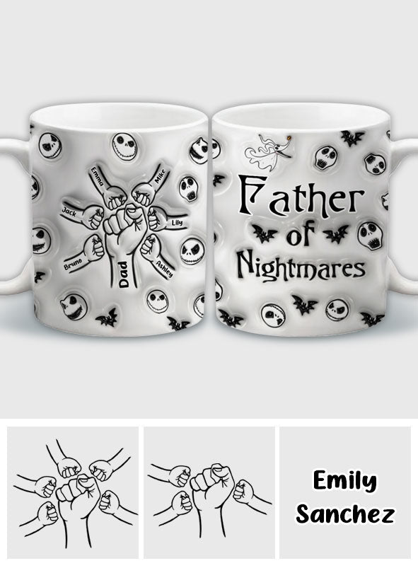 Personalized Nightmare Mug Custom Name Gift for Dad Halloween