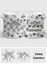 Load image into Gallery viewer, Personalized Nightmare Mug Custom Name Gift for Dad Halloween
