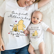 Load image into Gallery viewer, Personalized Mouse T-shirt and Baby Onesie for First Mother's Day Gift
