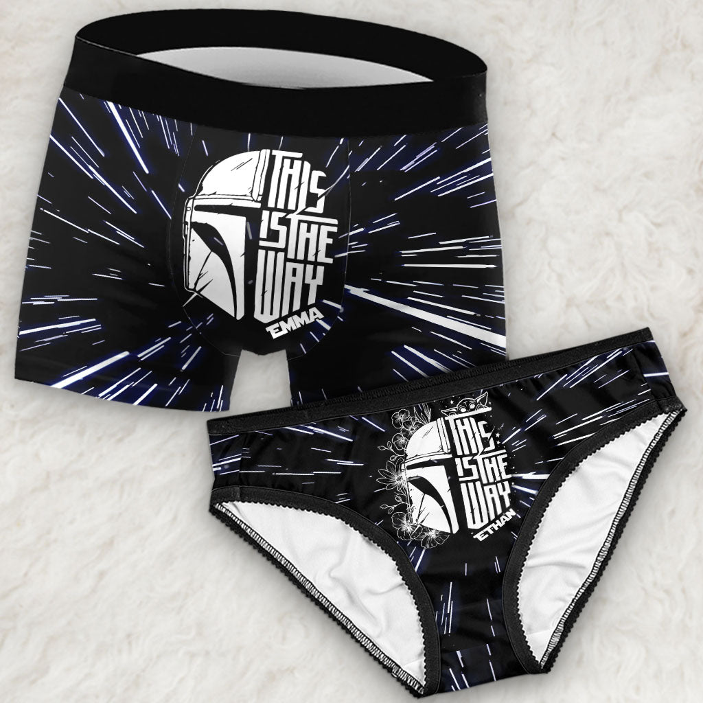Personalized Star Wars Briefs & Boxer Briefs Gift for Couple