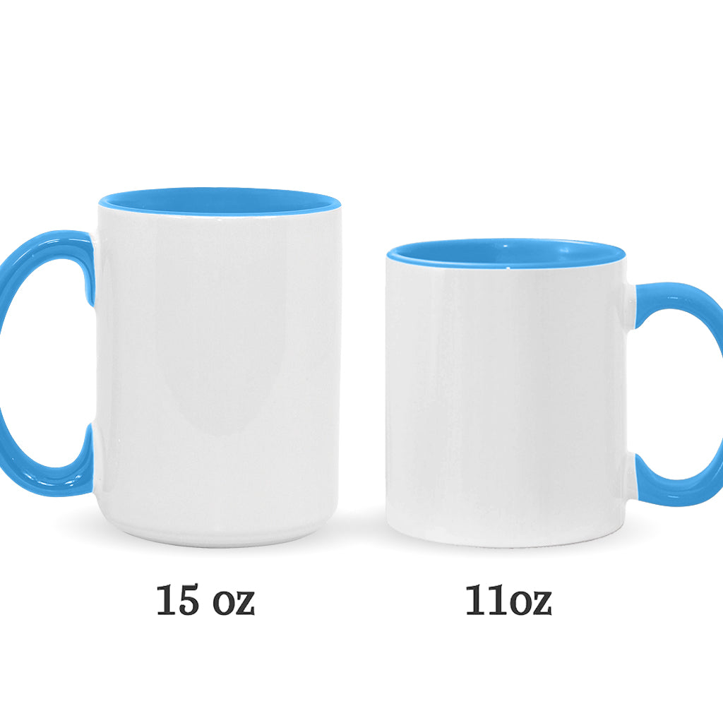 Personalized Ceramic Accent Mug Ohana Design Custom Name Gift