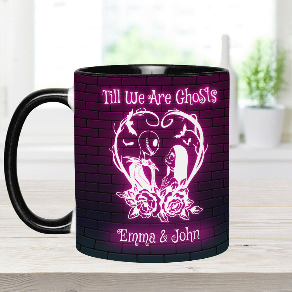 Personalized Nightmare Accent Mug for Couples - Till We Are Ghosts