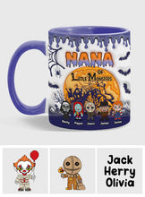 Load image into Gallery viewer, Personalized Halloween Mug for Grandma of Little Monsters
