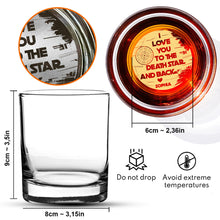 Load image into Gallery viewer, Personalized Engraved Whiskey Glass Custom Love Message Gift
