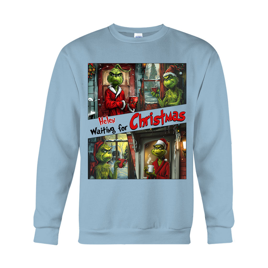 Personalized Grinch Christmas T-shirt & Hoodie Gift for Mom