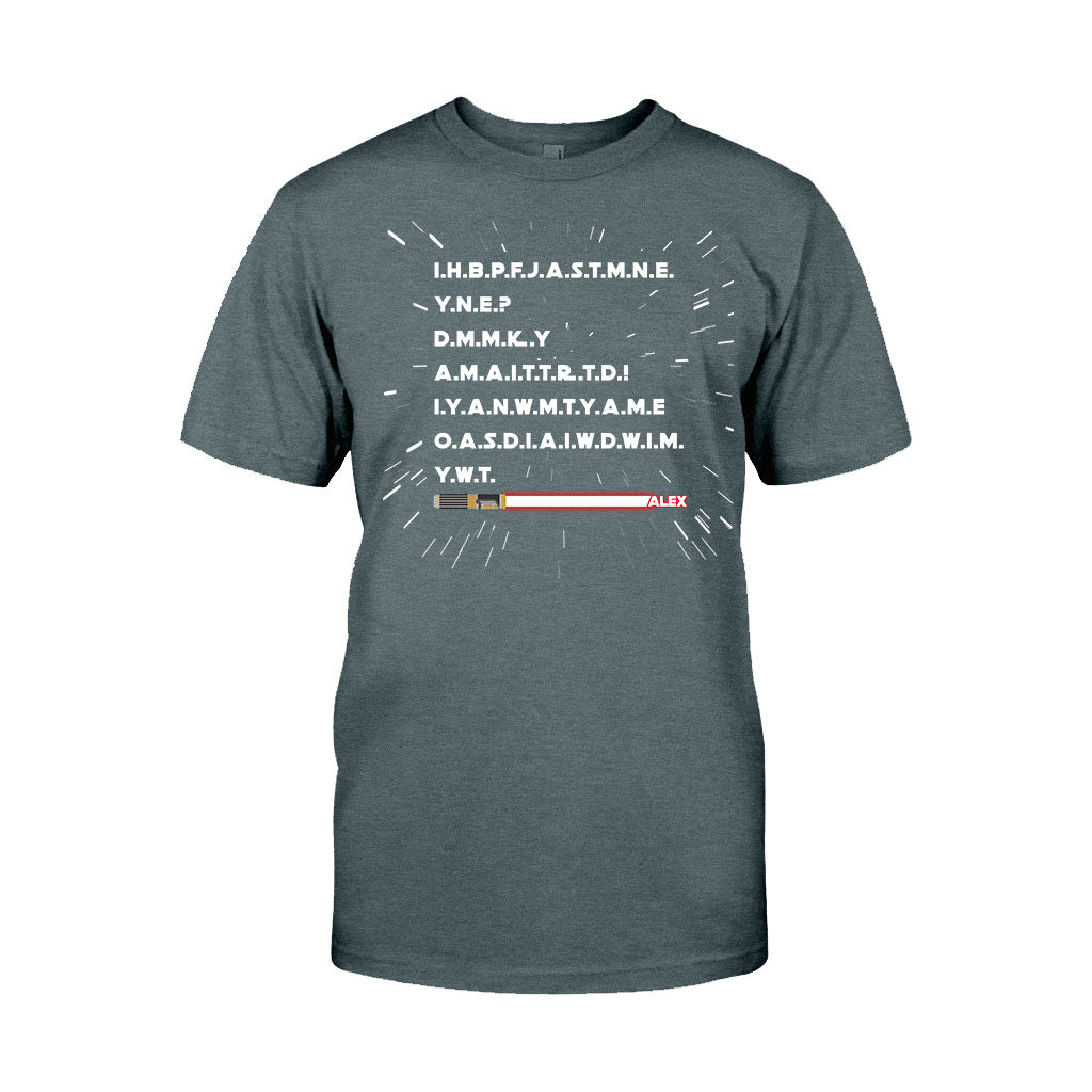 Personalized Star Wars Force T-shirt Hoodie Gift for Fans