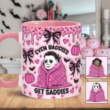 Load image into Gallery viewer, Personalized Two-Tone Accent Mug with Halloween Theme Gift
