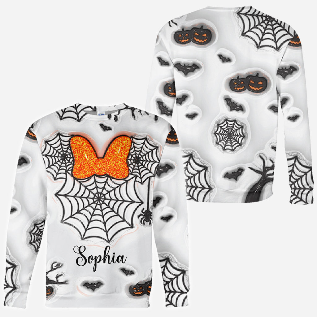 Personalized Halloween All Over Shirt Custom Name Gift