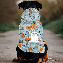 Load image into Gallery viewer, Personalized Halloween Dog Hoodie Cute Booey Design for Pets
