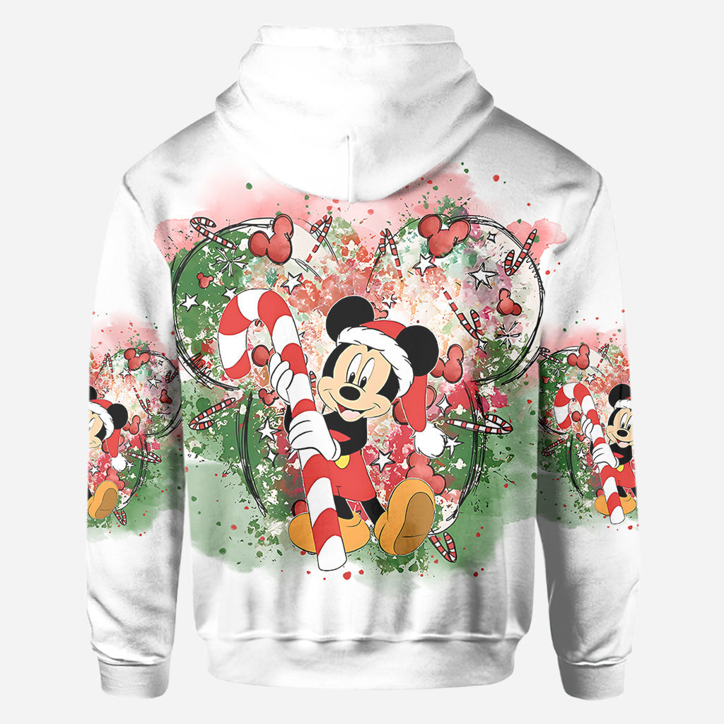 Personalized Merry Christmas All Over Shirt for Women | Perfect Holiday Gift