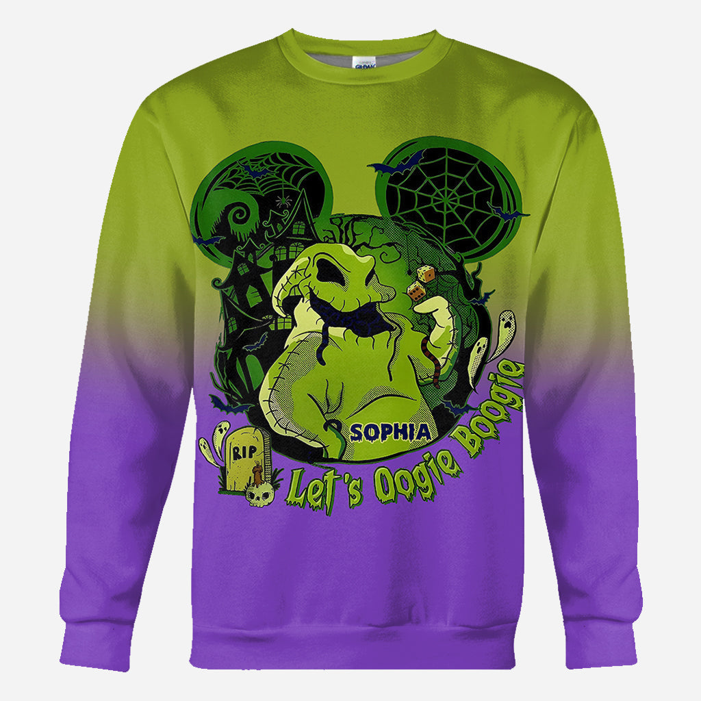 Personalized Oogie Boogie All Over Shirt Custom Name Gift