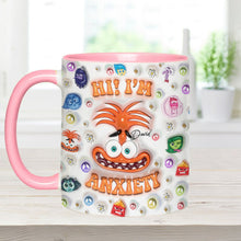 Load image into Gallery viewer, Personalized Two-Tone Accent Mug Custom Name Gift for Birthday
