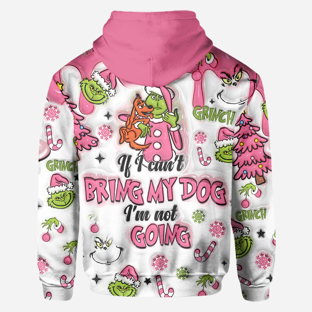 Personalized Christmas All Over Shirt with Grinch Design for Dog Lovers